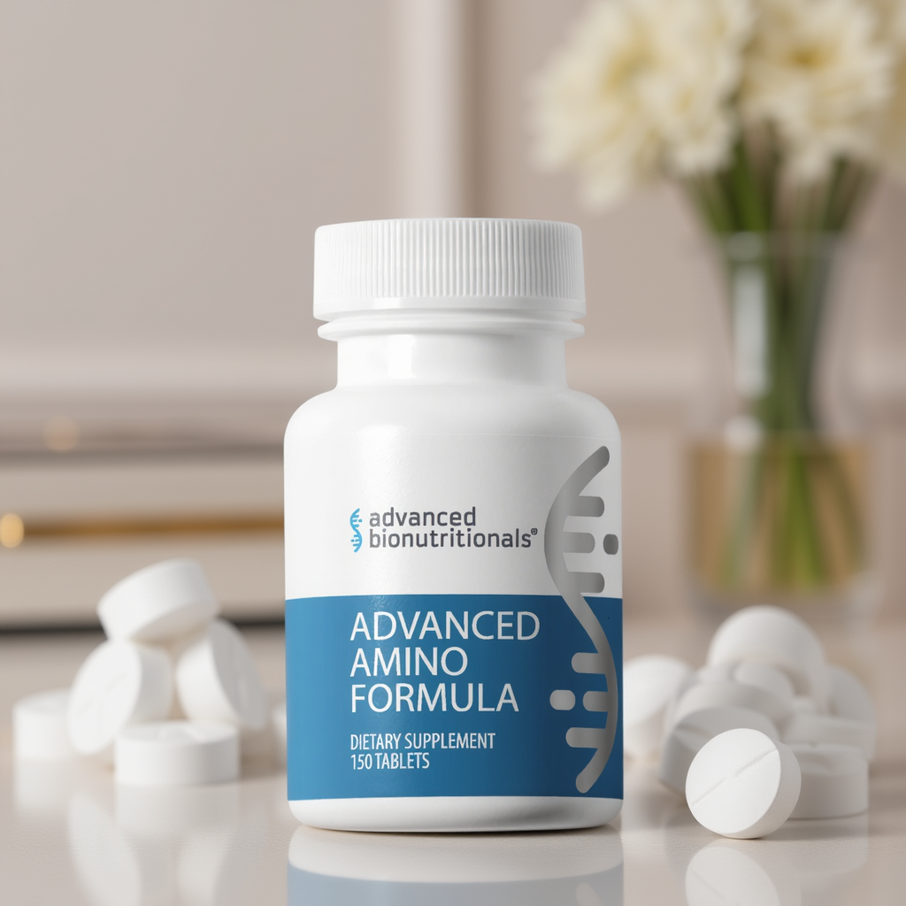 Advanced Amino Formula supplement bottle